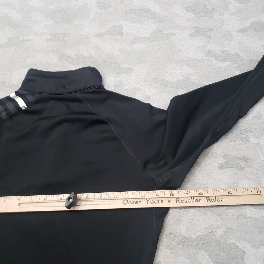 Nike Pro Combat Compression Shirt Womens Large Black Dri-Fit Long Sleeve - Picture 9 of 11